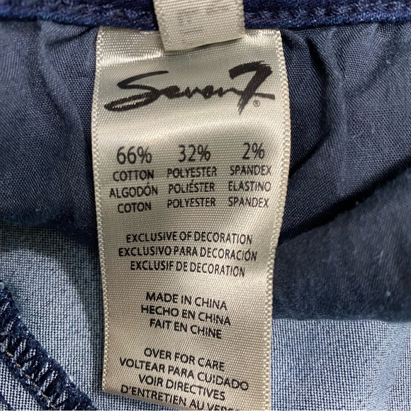 Seven7 Ankle Skinny Skin Fit Denim Jeans Size 16 #1336 - Picture 9 of 13